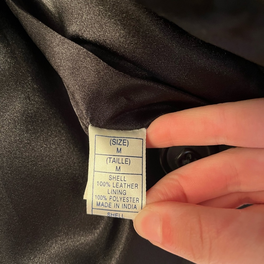 Leather Jacket - Size Medium - Picture 3 of 4